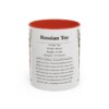 11oz Russian Toy Mug, Red, front view