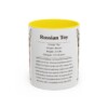 11oz Russian Toy Mug, Yellow, front view