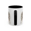 11oz Saint Bernard Mug, Black, back view