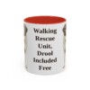 11oz-saint-bernard-mug-humor-red 11oz Funny Saint Bernard Mug, Red, front view
