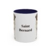 11oz Saint Bernard Mug, Navy, front view