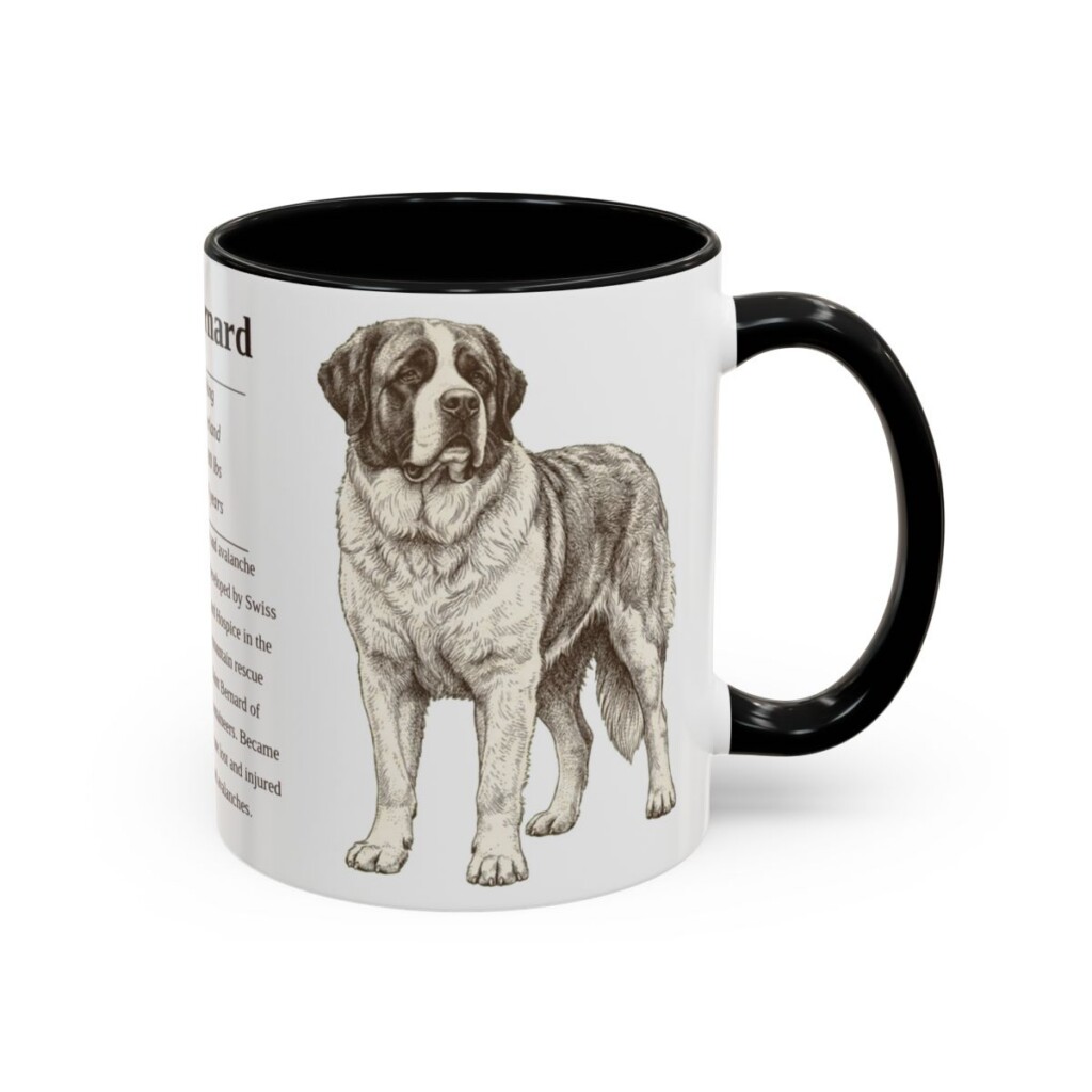 11oz-saint-bernard-mug-writeup-black-right 11oz Saint Bernard Mug, Black, right side view