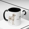 11oz Saluki Latin Mug, Black, lifestyle photo