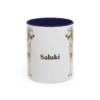 11oz Saluki Mug, Navy, front view
