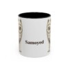 11oz Samoyed Mug, Black, front view
