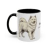 11oz-samoyed-mug-latin-black-left 11oz Samoyed Latin Mug, Black, left side view