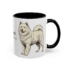 11oz-samoyed-mug-latin-black-right 11oz Samoyed Latin Mug, Black, right side view