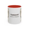 11oz-samoyed-mug-latin-red 11oz Samoyed Latin Mug, Red, front view