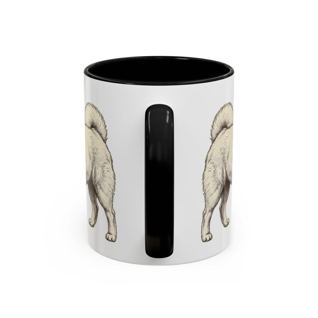 11oz samoyed mug, Black