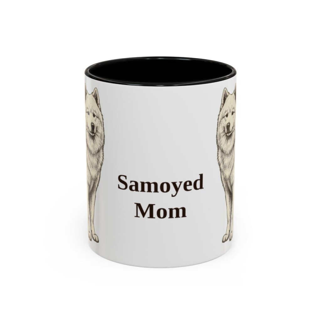 11oz samoyed mug, Black