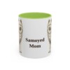 11oz samoyed mug, Light Green