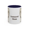 11oz samoyed mug, Navy