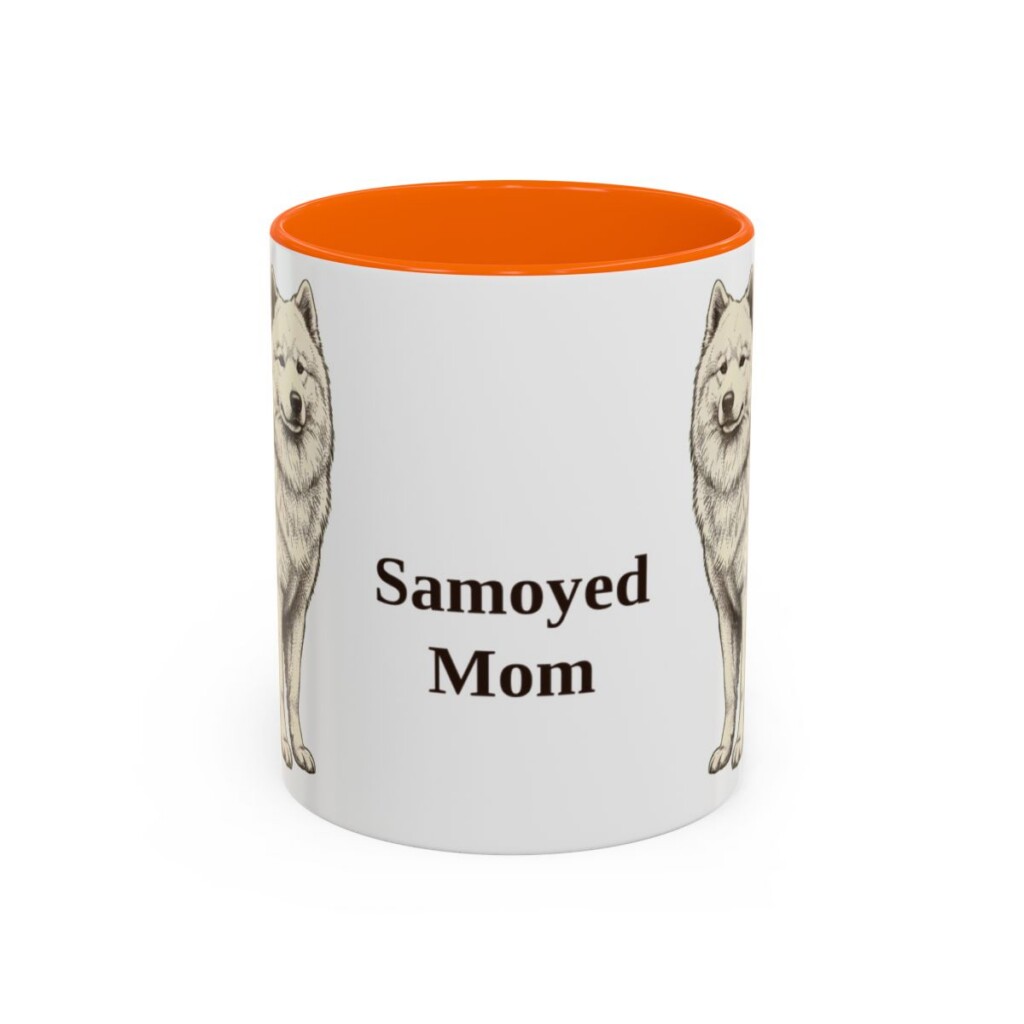 11oz samoyed mug, Orange