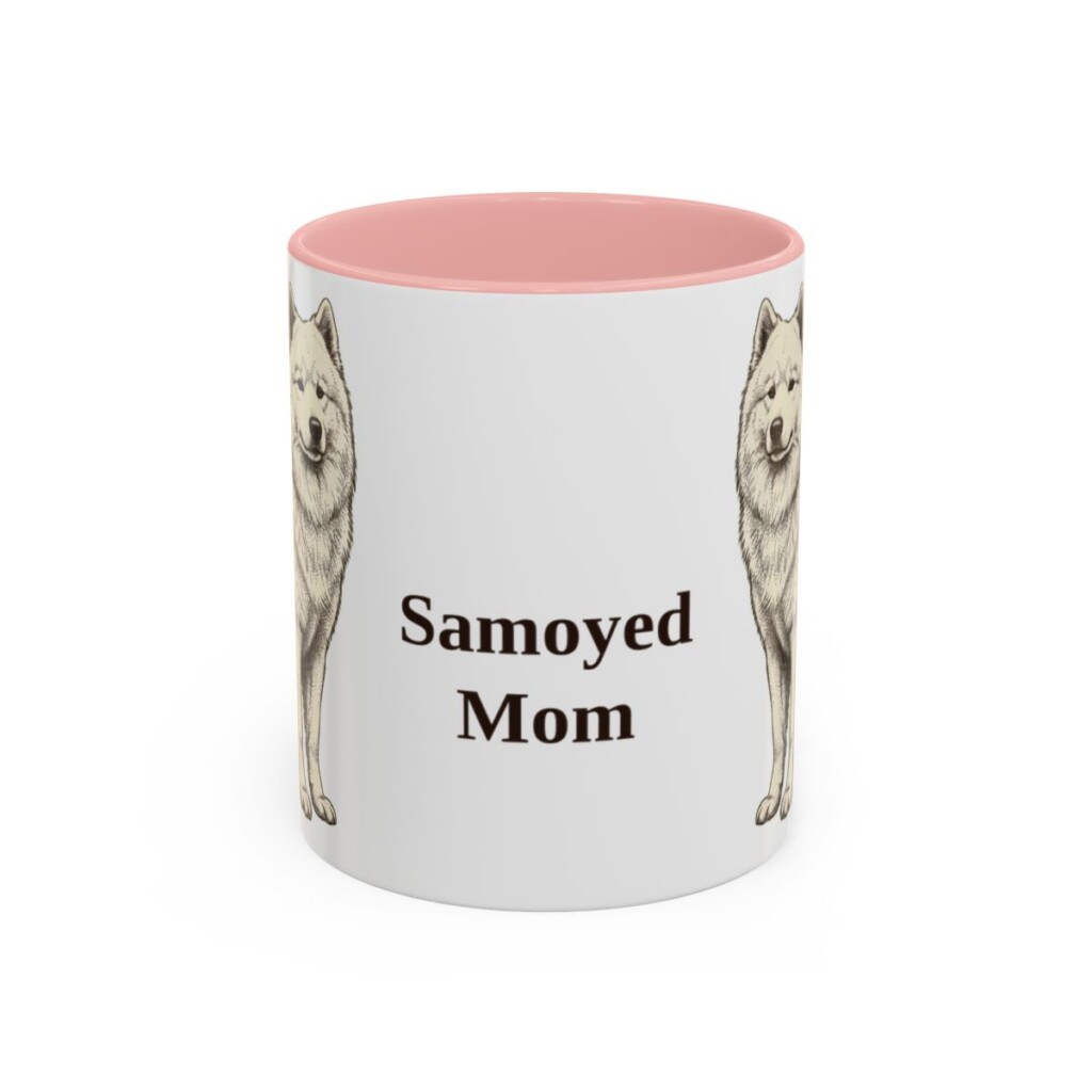 11oz samoyed mug, Pink