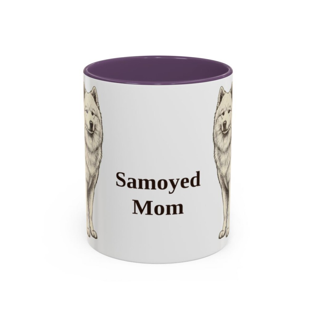 11oz samoyed mug, Purple
