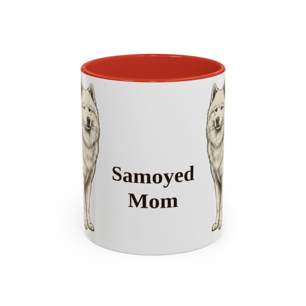 11oz samoyed mug, Red