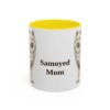 11oz samoyed mug, Yellow