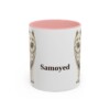 11oz Samoyed Mug, Pink, front view