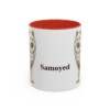 11oz Samoyed Mug, Red, front view