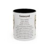 11oz samoyed mug, Black