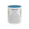 11oz samoyed mug, Light Blue