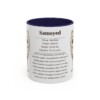 11oz samoyed mug, Navy