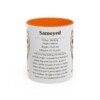 11oz samoyed mug, Orange