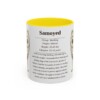 11oz samoyed mug, Yellow