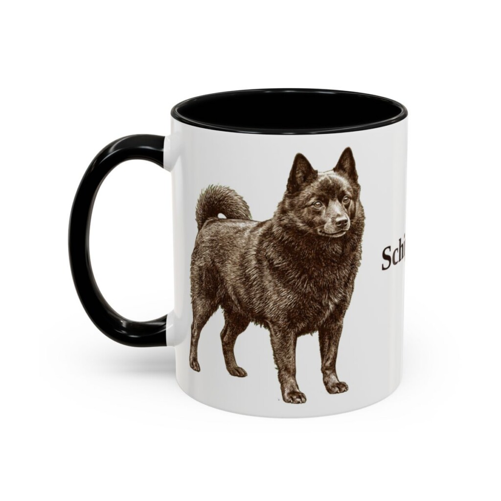 11oz Schipperke Mug, Black, left side view