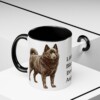 11oz Funny Schipperke Mug, Black, lifestyle photo