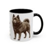 11oz Funny Schipperke Mug, Black, right side view