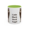 11oz Funny Schipperke Mug, Light Green, front view