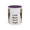 11oz Funny Schipperke Mug, Purple, front view
