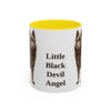11oz Funny Schipperke Mug, Yellow, front view