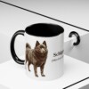11oz Schipperke Latin Mug, Black, lifestyle photo