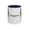11oz Schipperke Mug, Navy, front view