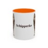11oz Schipperke Mug, Orange, front view
