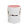 11oz Schipperke Mug, Pink, front view