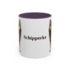 11oz Schipperke Mug, Purple, front view
