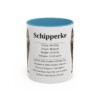 11oz Schipperke Mug, Light Blue, front view