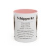 11oz Schipperke Mug, Pink, front view