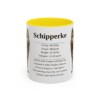 11oz Schipperke Mug, Yellow, front view