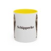 11oz Schipperke Mug, Yellow, front view