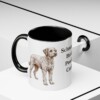 11oz Funny Schnoodle Mug, Black, lifestyle photo