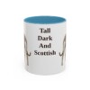 11oz-scottish-deerhound-mug-humor-light-blue 11oz Funny Scottish Deerhound Mug, Light Blue, front view
