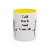 11oz-scottish-deerhound-mug-humor-yellow 11oz Funny Scottish Deerhound Mug, Yellow, front view