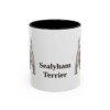 11oz Sealyham Terrier Mug, Black, front view