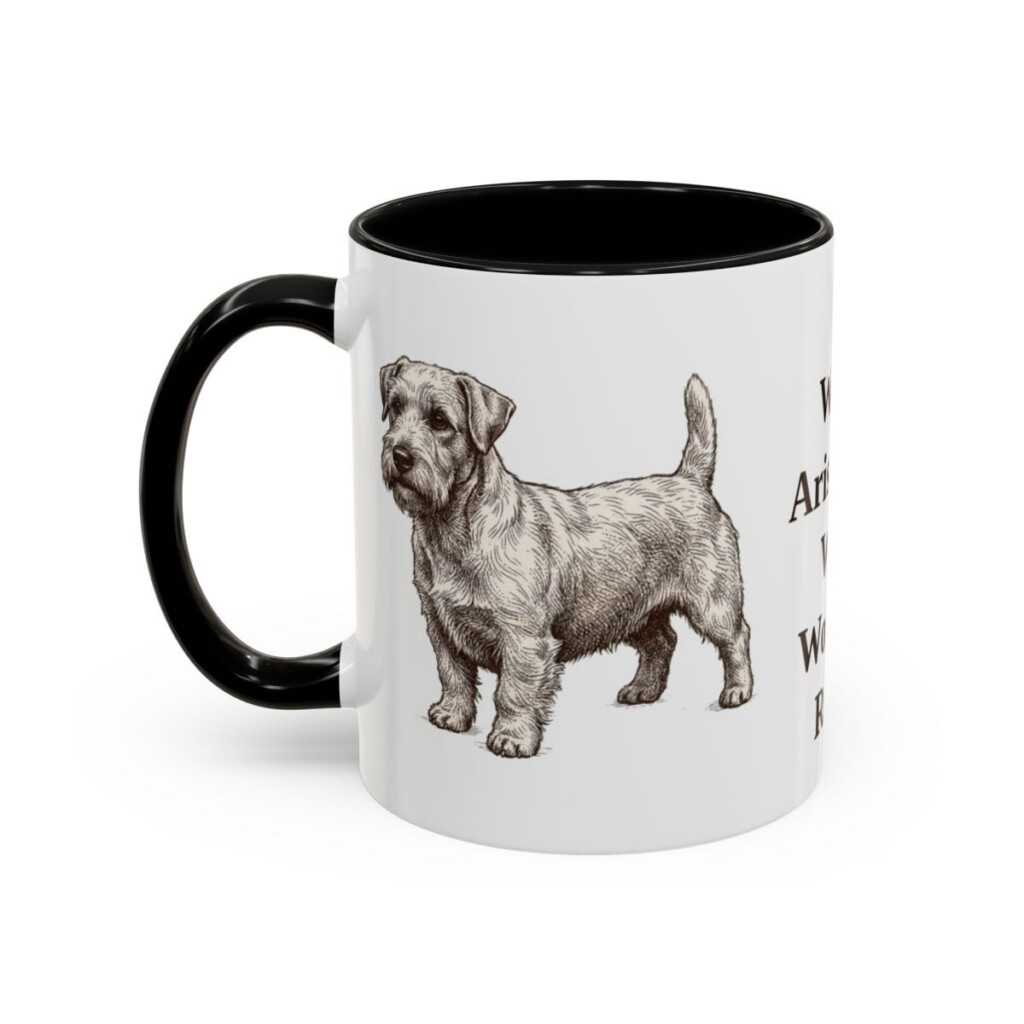 11oz-sealyham-terrier-mug-humor-black-left 11oz Funny Sealyham Terrier Mug, Black, left side view