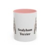 11oz Sealyham Terrier Mug, Pink, front view