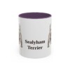 11oz Sealyham Terrier Mug, Purple, front view